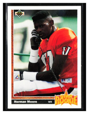 1991 Upper Deck Star Rookie #17 Herman Moore RC