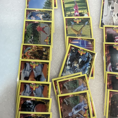 Lote de 26 tarjetas coleccionables Mighty Morphin Power Rangers 1994 Saban tarjetas comerciales Gnu - Imagen 4 de 14