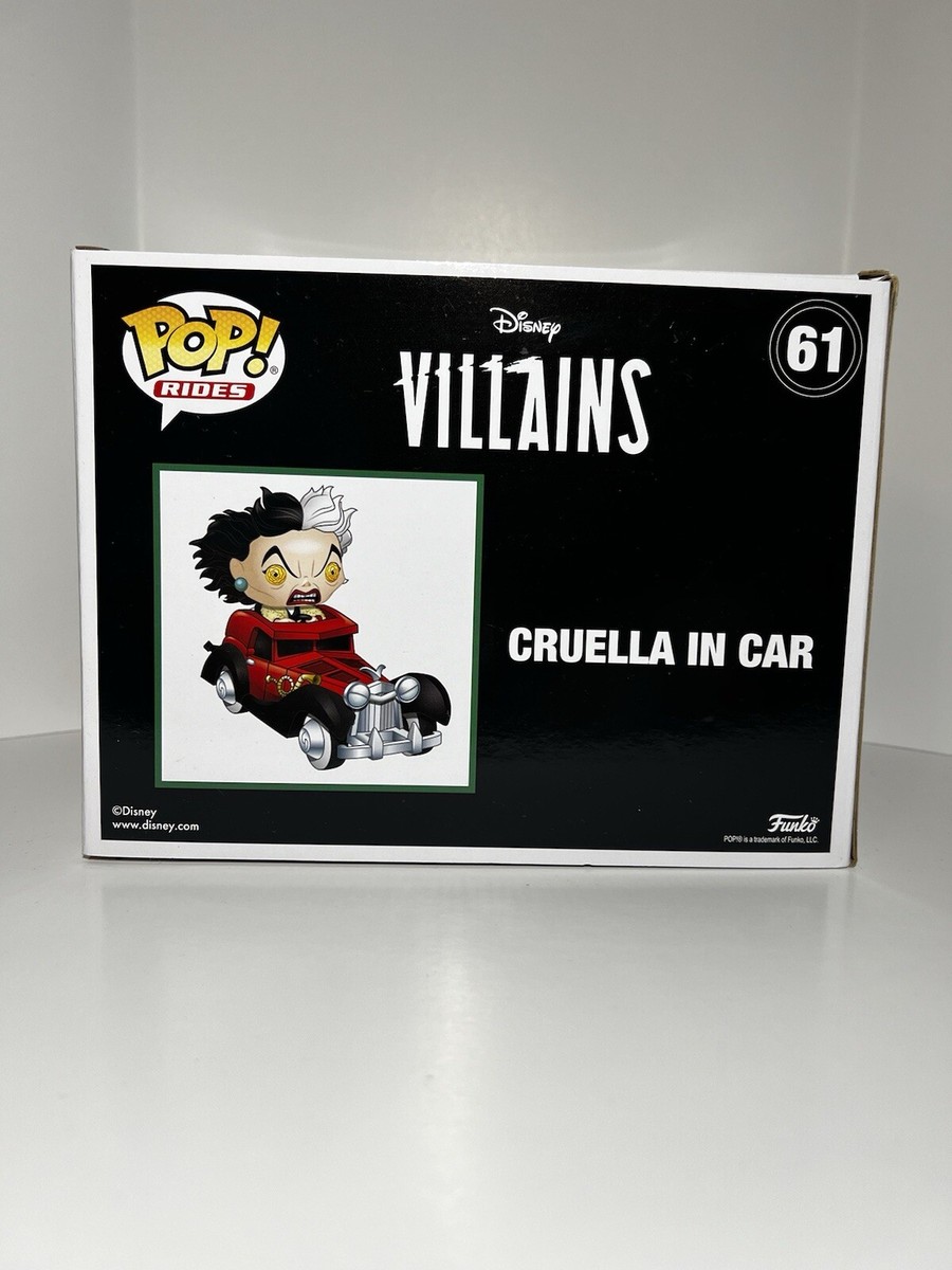 funko pop クルエラ 激レア Funko POP RIDES! CRUELLA DEVILLE IN CAR #61 Hot Topic LOOSE