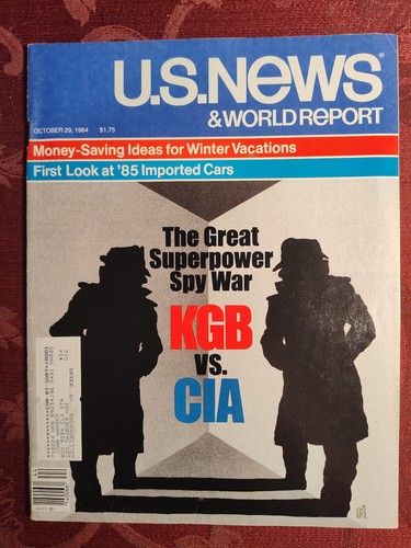 U S NEWS World Report Magazine October 29 1984 Superpower Spy War KGB vs CIA