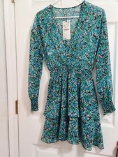 💥4~ NWT ZARA FLORAL PRINT DRESS Size XS  2395/802