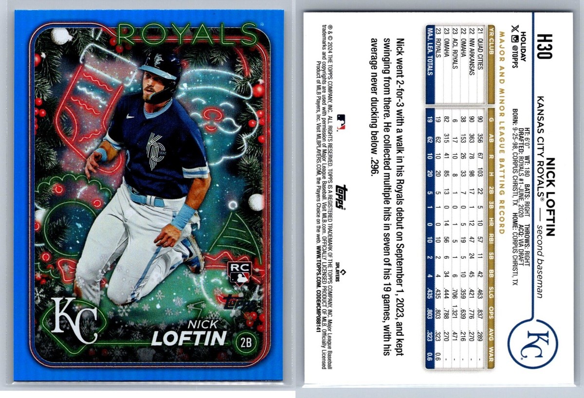 TOPPSカード Amazon.com: MLB 2024 Topps Holiday Baseball Mega Box | 10 Packs