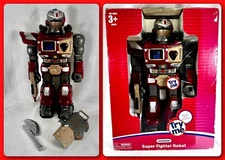 RARE Vintage 2002 KID CONNECTION Super Fighter Robot w/Box & Accessories 15"