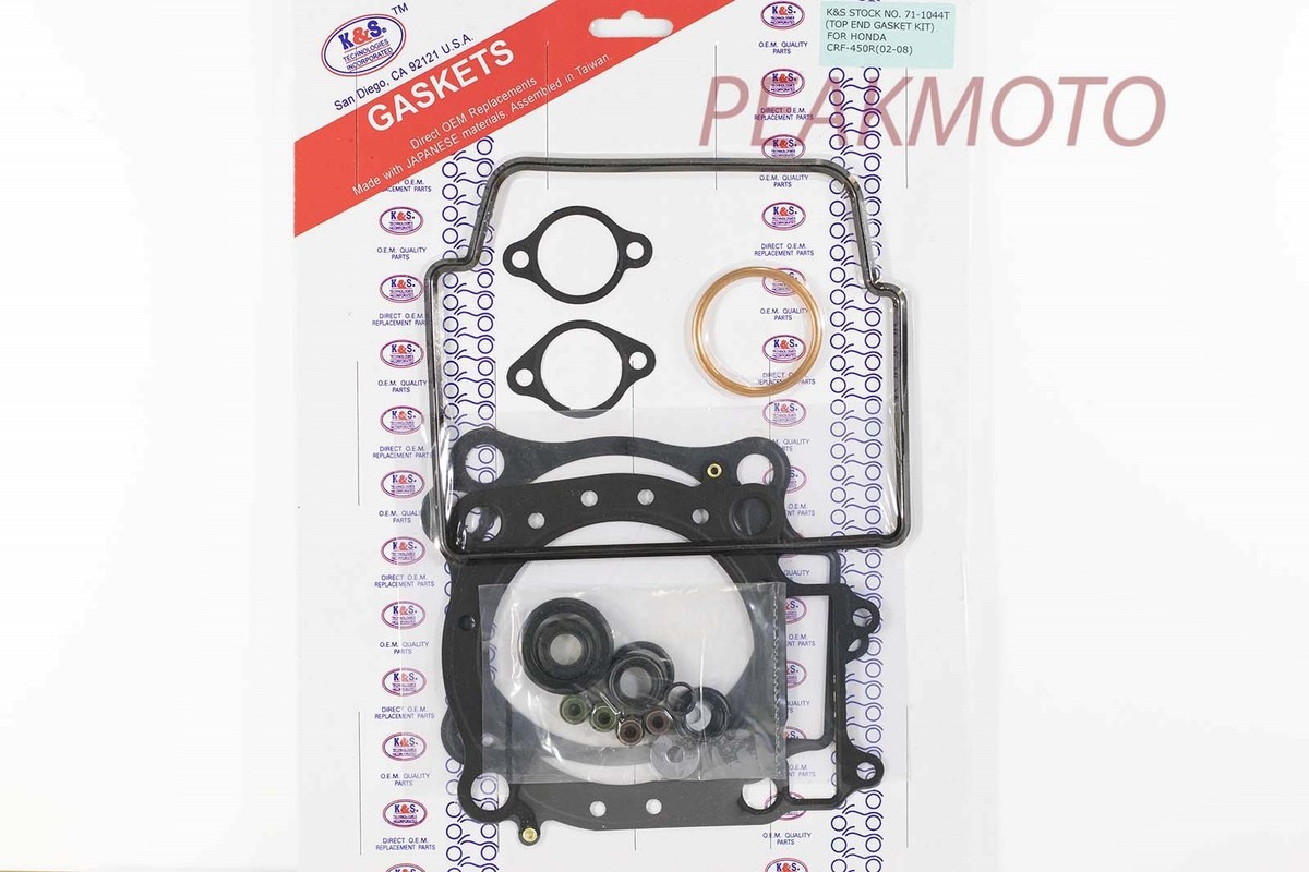 HONDA CRF450R 2002-2008 Top End Gasket Kit K&S Technologies 71