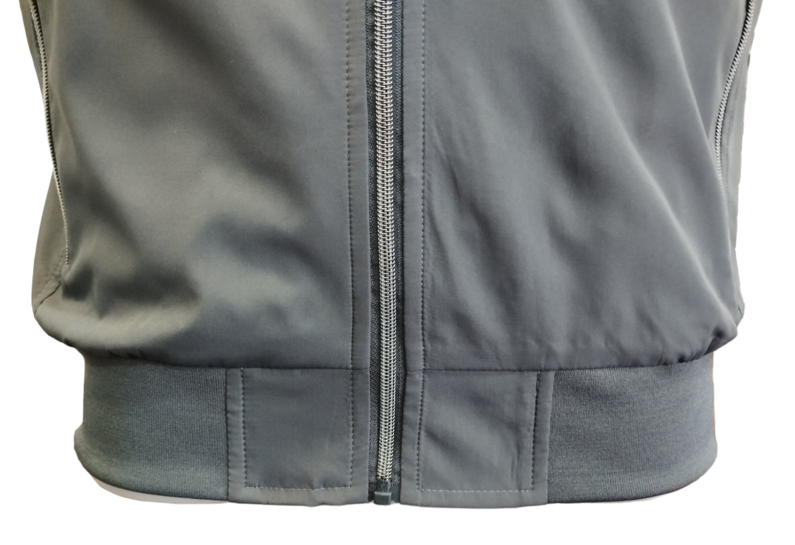 Gilet Smanicato Piumino Nero/petrolio Mezza Stagione - Foto 10