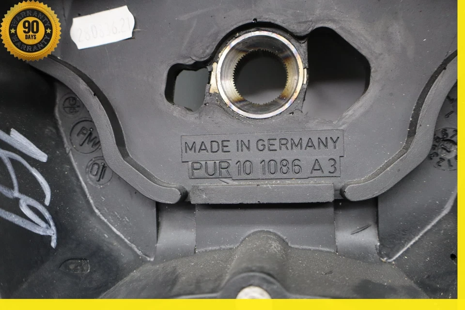 03-09 Volante Mercedes SL500 SL600 R230 cuero negro OEM Foto 4 de 4