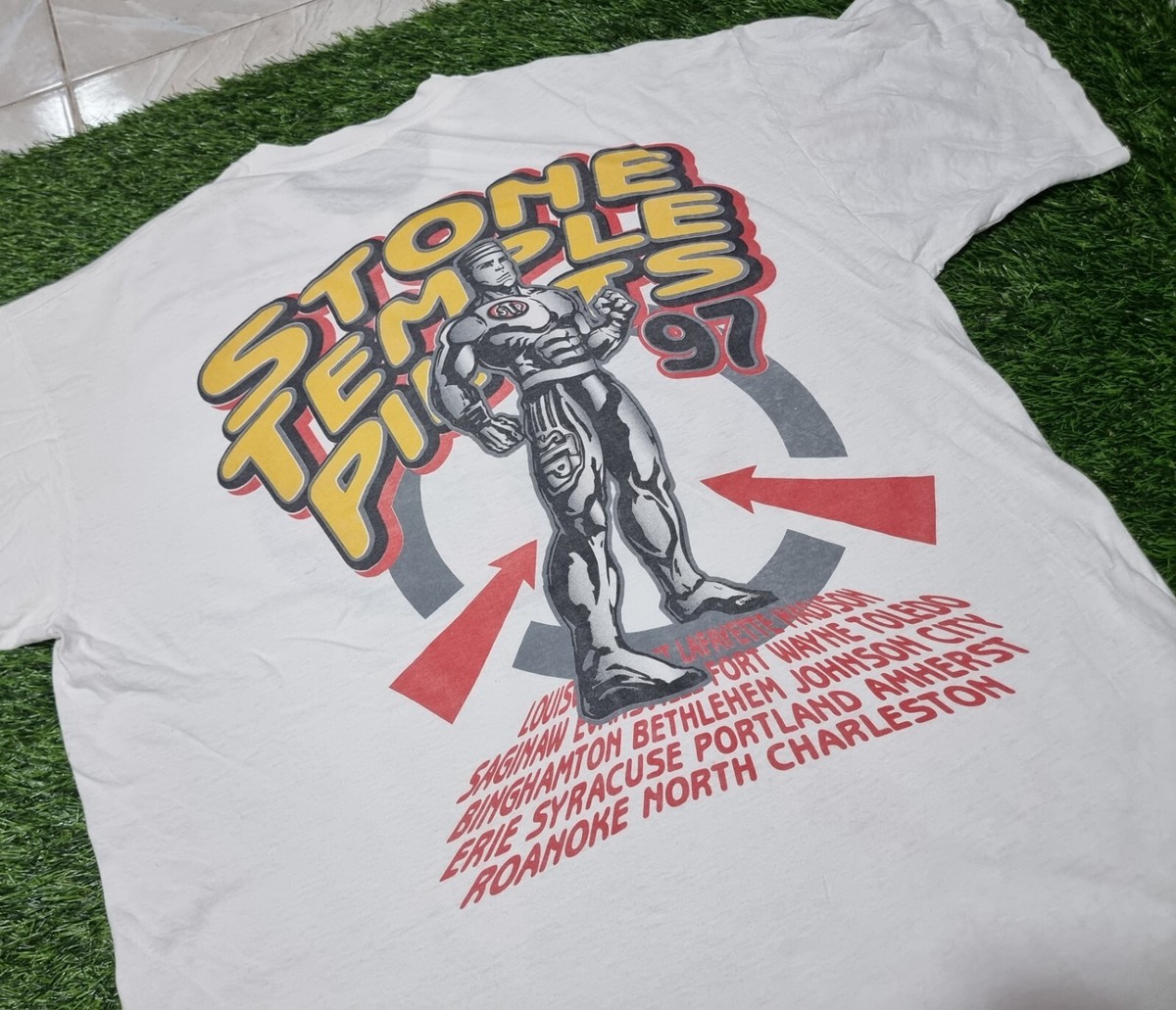 STP Stone Temple Pilots Vintage T shirt 1997 Concert Tour STP Stone Temple Pilots Vintage T shirt 1997 Concert Tour