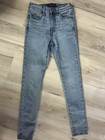 WOMENS AEROPOSTALE LIGHT WASH JEAN CAPRIS SIZE 00 SHORT — photo 1