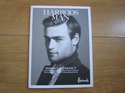Harrods Mens Magazine A / W 2014 Douglas Booth Bear Grylis New.
