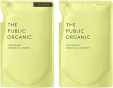 The Public Organic Super Bouncy Essential Oil Shampoo  Treatment Refill Set