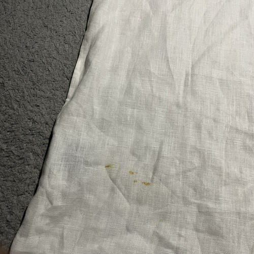 Vtg LRG Lifted Research Group Shirt Mens 3XL White Linen Short Sleeve Beach - Picture 9 of 10