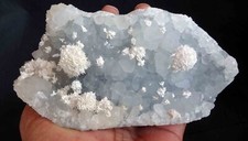 SUPERB OKENITE BALLS ON QUARTZ MATRIX BASE # 540