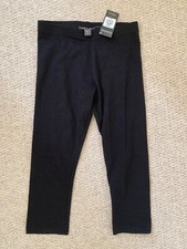 Primark Girls 9-10 Years Black Cropped Leggings BNWT