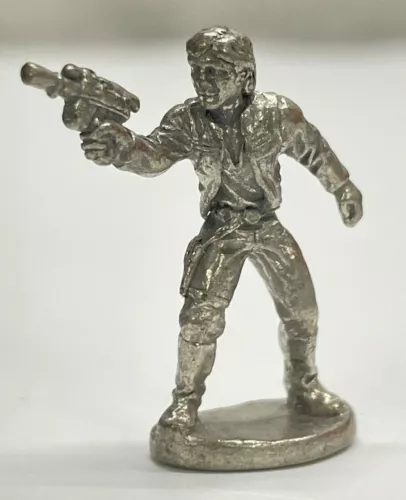 Han Solo Pewter Game Piece Monopoly Star Wars Classic Trilogy Edition 1997