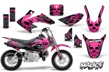 Dirt Bike Decal Graphic Kit Mx Sticker For Honda Crf50 2004-2013 Malice Pnk Dirt Bike Decal Graphic Kit Mx Sticker For Honda Crf50 2004-2013 Malice Pnk