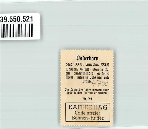 3950521 - 4790 Paderborn Freist. Prussia Prov. Westphalia administrative district - Picture 2 of 2