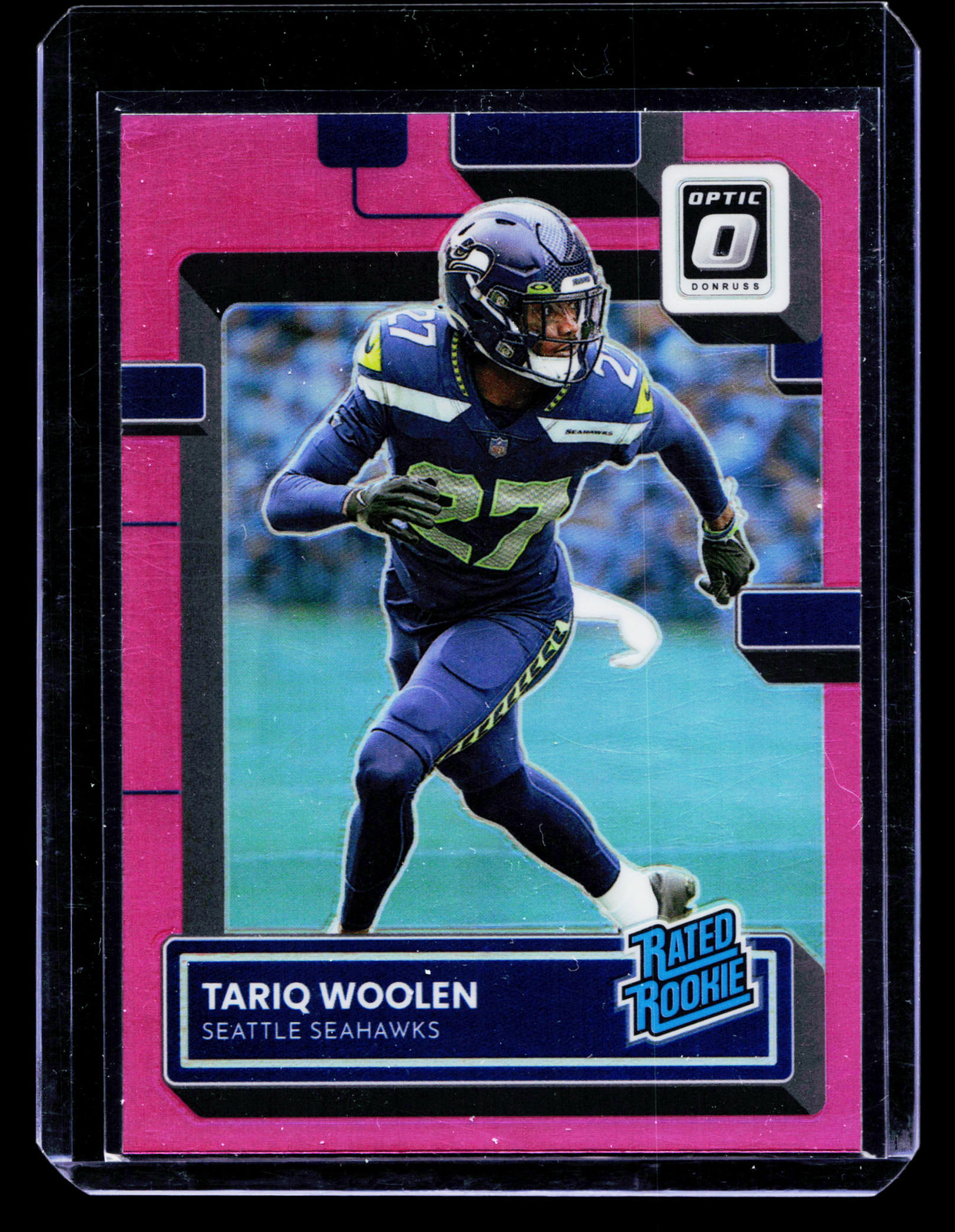2022 Donruss Optic Pink Tariq Woolen #298 RC Seattle Seahawks