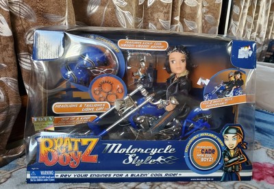 NEW IN BOX Bratz Boyz Motorcycle Style with Cade Doll 2003 NOS 