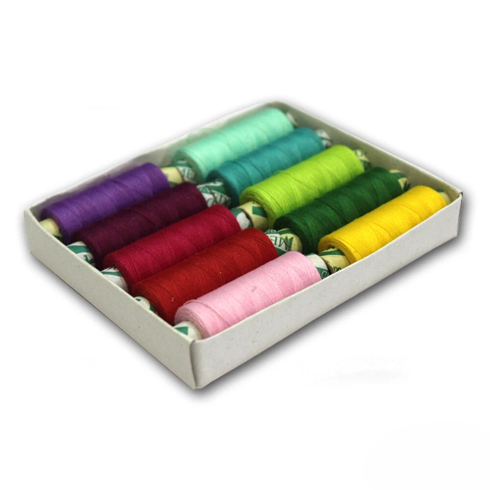 30 Spools 22 Colour Finest Quality Sewing All Purpose 100% Cotton Thread Reel - Image 2 of 4