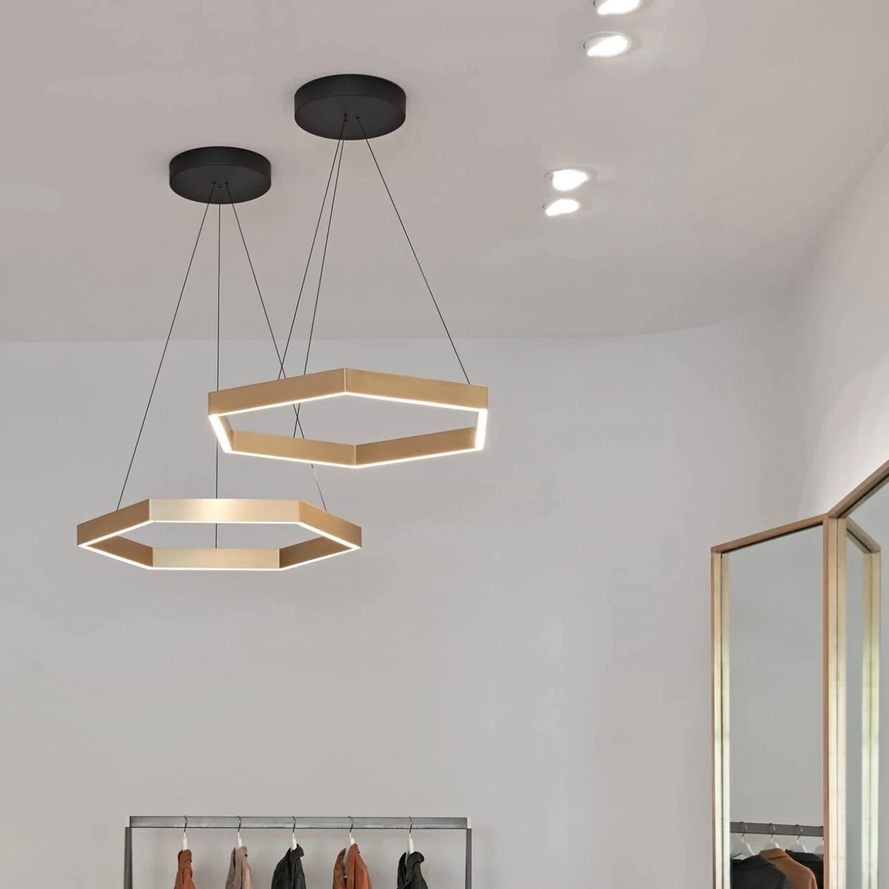 Resident Lighting Hex Pendant Light - Thumbnail 5