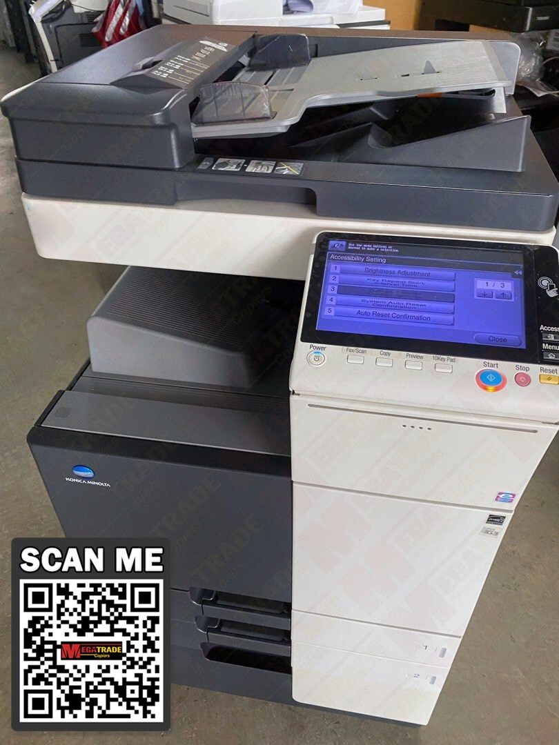 Konica Minolta BizHub C558 A3 Color Copier Printer Scan Duplex 55