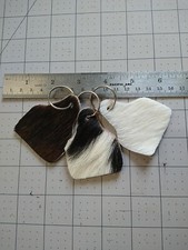 3pcs COW TAG KEYCHAIN Set