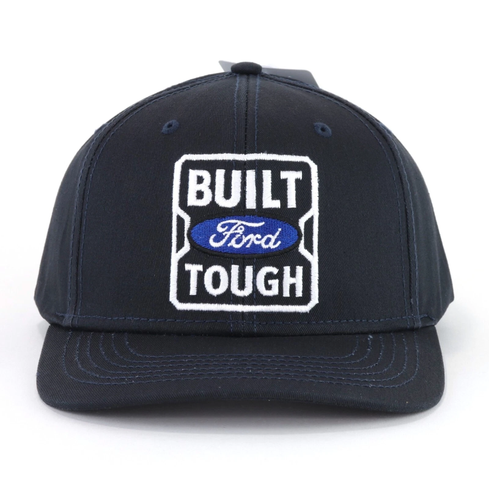 Built Ford Tough Dark Navy Blue Snapback Baseball Hat Ball Cap Official Licensed