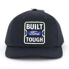 Built Ford Tough Dark Navy Blue Snapback Baseball Hat Ball Cap Official Licensed