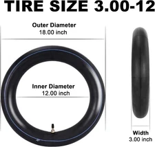 3.00 - 12" Inner Tube 80-100 Wheel 125cc 140cc 150cc Dirt Pit Trail Bike 