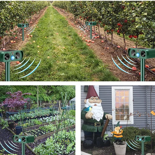 Solar Ultrasonic Animal & Pets Repeller Motion Sensor Bird Rat Possum Repellent - Picture 10 of 13