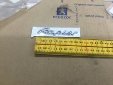 Genuine New Peugeot Rapier Badge For 307 Hdi 2001-2007 Plus 206 207 406 407