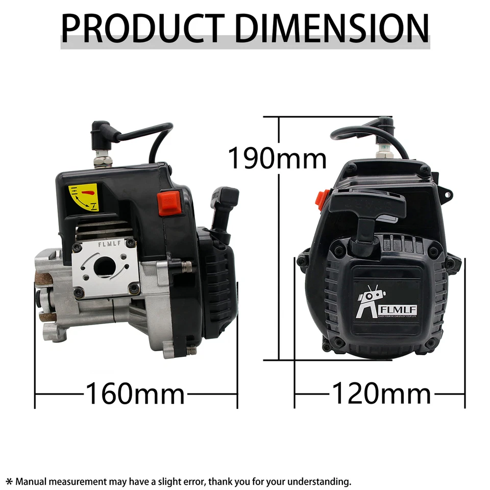 29cc PRO 9.5PS Racing Reed Case Motor für 1/5 HPI Rovan Baja 5B/5T/5SC Losi FG - Bild 3 von 4