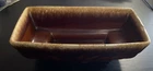 Vintage Hull U.S.A. Pottery Planters Brown Drip Glaze