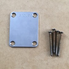 Vintage Spec 1961-62 Serial Reissue Chrome Fender Lite NOS Relic Neck Plate USA