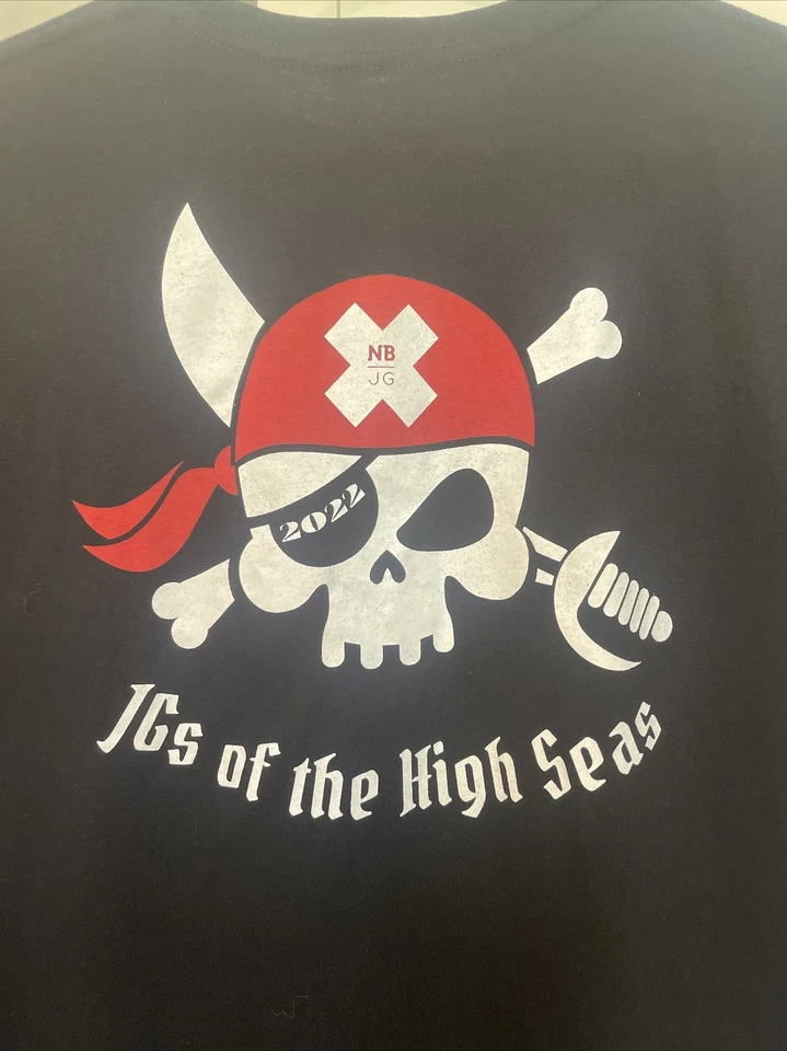 Nueva con etiquetas Camiseta Quiksilver Niños Niños Jóvenes Talla Pequeña Negra Monster Mile Pirate Foto 4 de 4