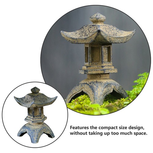 Estatua de Pagodas de Colección Jardín Pagodas Estatuilla Decoración Zen Jardín Decoración - Imagen 6 de 12
