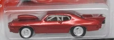 Johnny Lightning Pontiac GTO 1971 Pro Street-Red-NIP