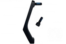Brake Adaptor, Post Mount Caliper to Flat Mount Frame 140mm Rotor, Black
