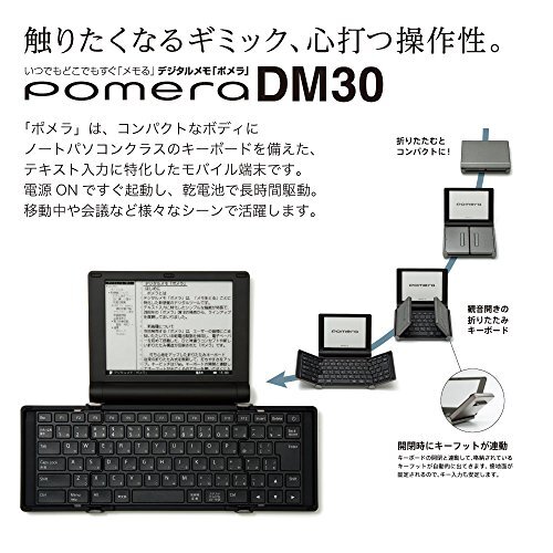 KINGJIM Digital Memo Pomera DM30 Exclusive Case Gray DMC6 Portable 
