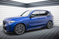Cup Seitenschweller Ansatz Schwarz FüR BMW X5 M-Paket G05 Facelift Schweller