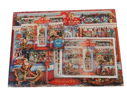 Ceaco Holiday Shop Christmas Window Display 1000 Piece Jigsaw Puzzle - Picture 4 of 9