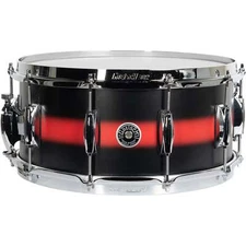 Gretsch Brooklyn Series 6.5x14 Snare Drum - Satin Red To Black Duco