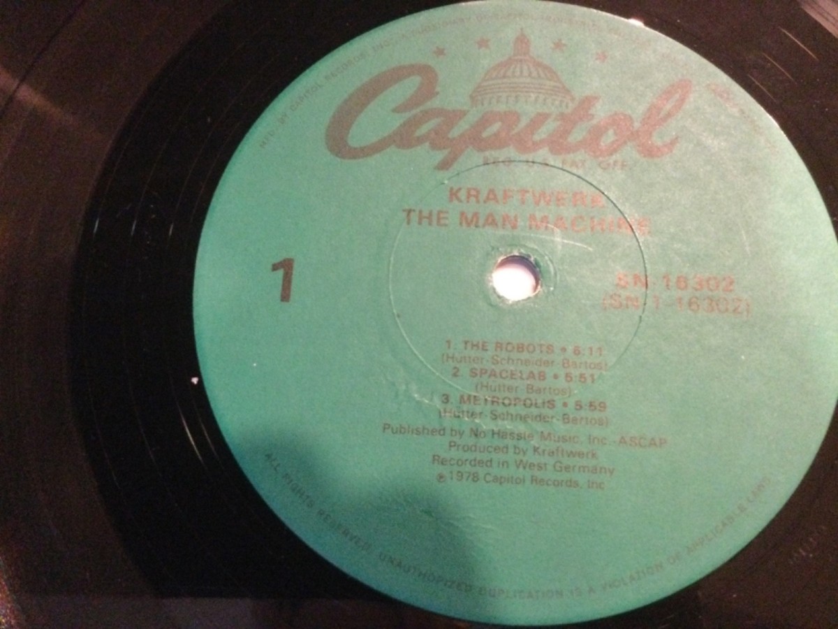 Kraftwerk - The Man-Machine 1978 Vinyl LP A Capitol Reissue | eBay
