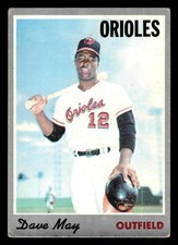 1970 Topps Dave May #81 - Baltimore Orioles
