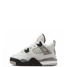 Toddler's Jordan 4 Retro OG Summit White/Fire Red IB4387 100 