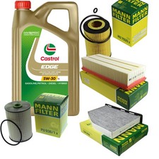 INSPEKTIONSKIT FILTER CASTROL 5L ÖL 5W30 für VW Golf VI 5K1 2.0 TDI