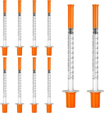10x1ml Syringe Dispensing Tools Individually Sealed Lab Pet Feeding DIY