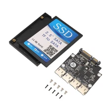 2.5 Inch 4 TF to SATA Adapter Card, Self-Made SSD Solid State Drive, For2875