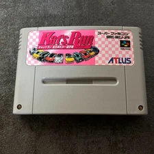 USED Super famicom SNES Kat's Run Kats All Japan K-Car Grand Prix Racing SFC