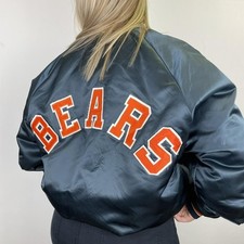 Vintage Chalk Line men’s jacket Chicago Bears NFL 90s blue large